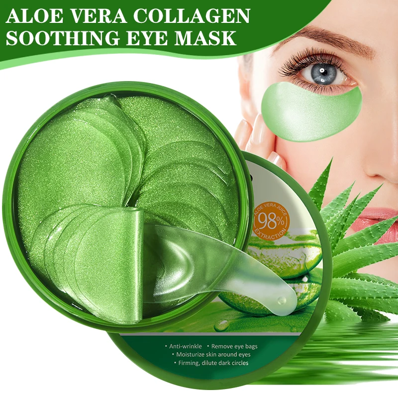 Skincare Omg - 60 stks Aloë Vera Collageen Oogmasker