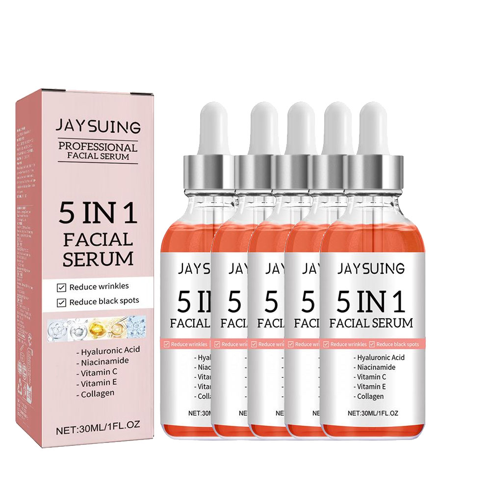 Hyaluronic Acid Serum - 5-in-1 vitamine C & hyaluronzuur gezichtserum,
