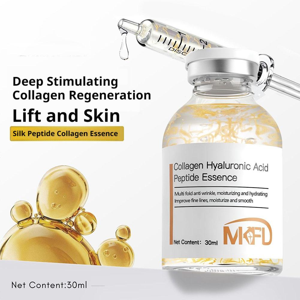 Hyaluronic Acid Serum - Collageen Hyaluronzuur Peptide Gezichtsserum 30ml Verstevigende