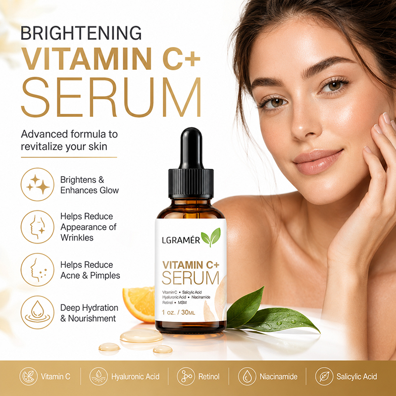 Vitamine C+ Gezichtsserum Met  - Hyaluronic Acid Serum recensie en prijs