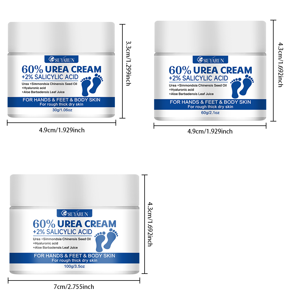SUYARUN 60% Ureum + 2% Salicyl - Urea Foot Cream recensie en prijs