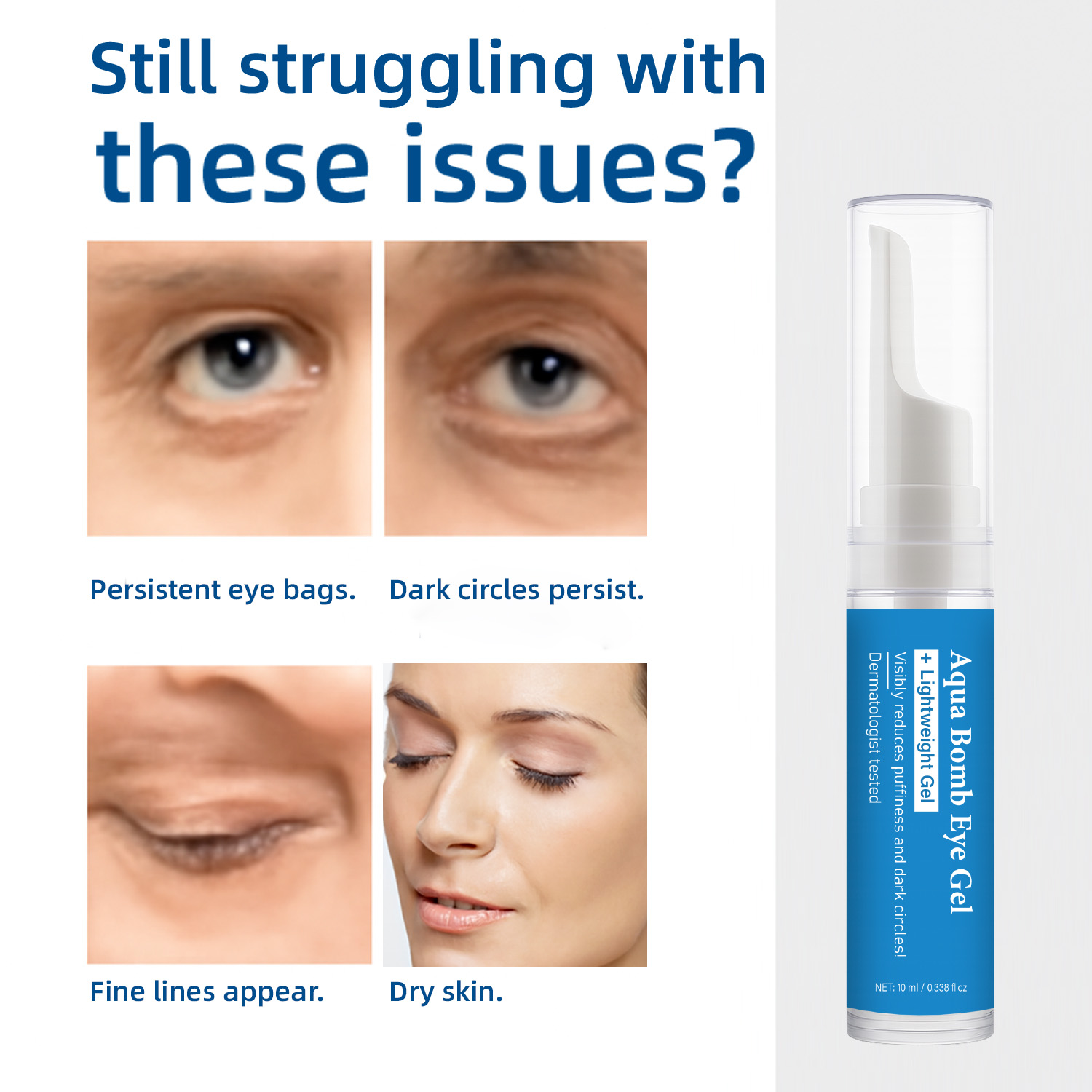Aqua Cooling Ooggel Cafeïne &  - Hyaluronic Acid Serum recensie en prijs